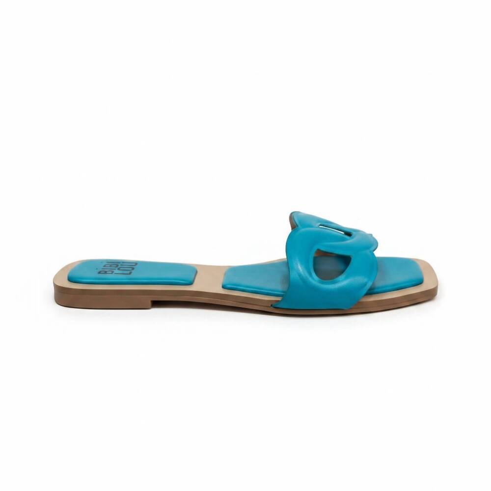 NEW BIBI LOU women's brisa open toe sandals in blue